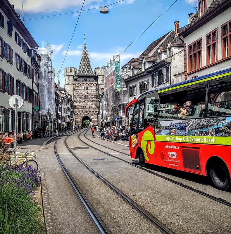 Basel: Sightseeing Bus Tour with Audio Guide