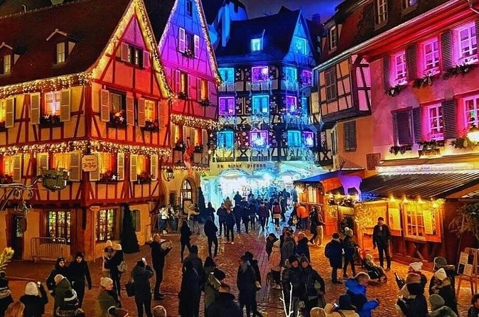 From Basel: Colmar Christmas Market & Wine Tasting Small Group